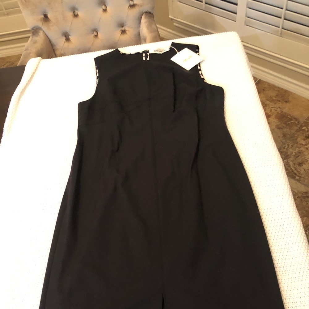 Diane Avon Furstenberg Black Shift Dress